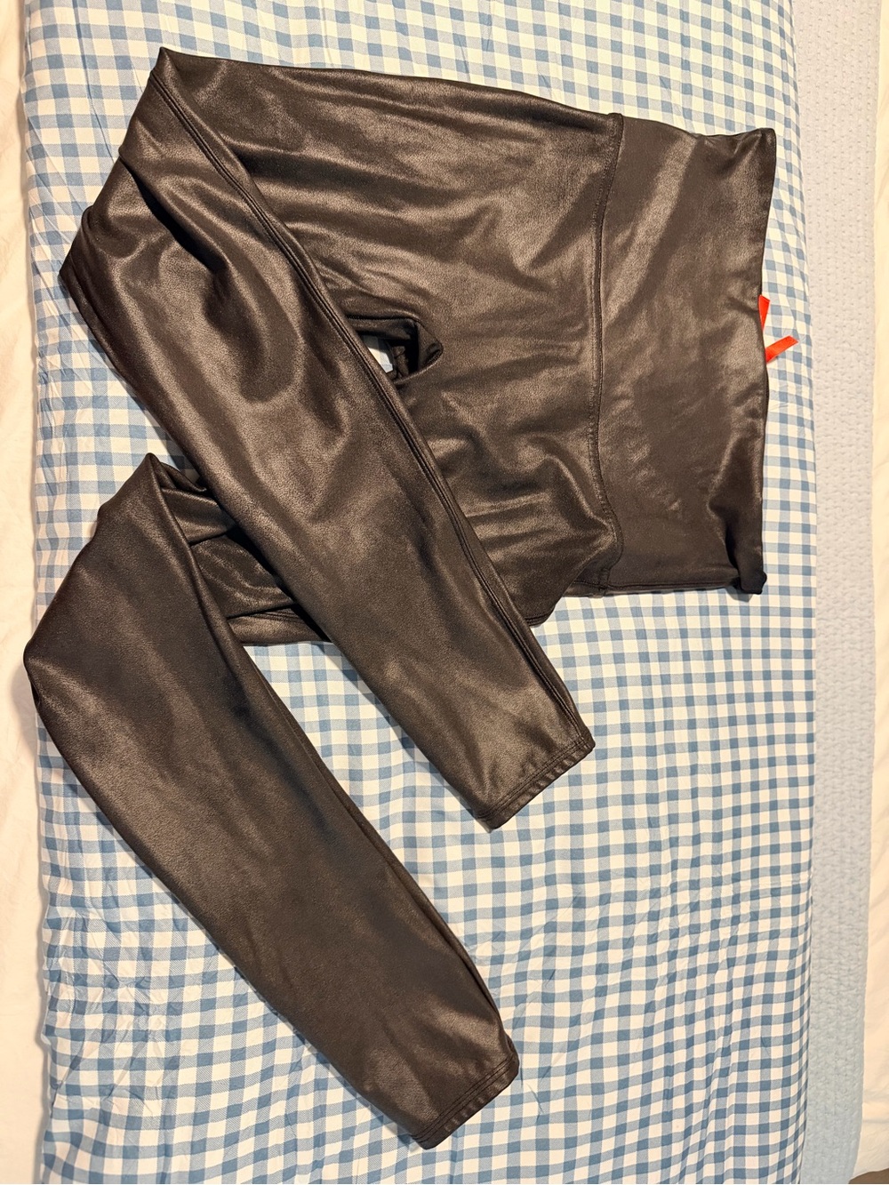 Spanx Faux Leather Leggings in black xl